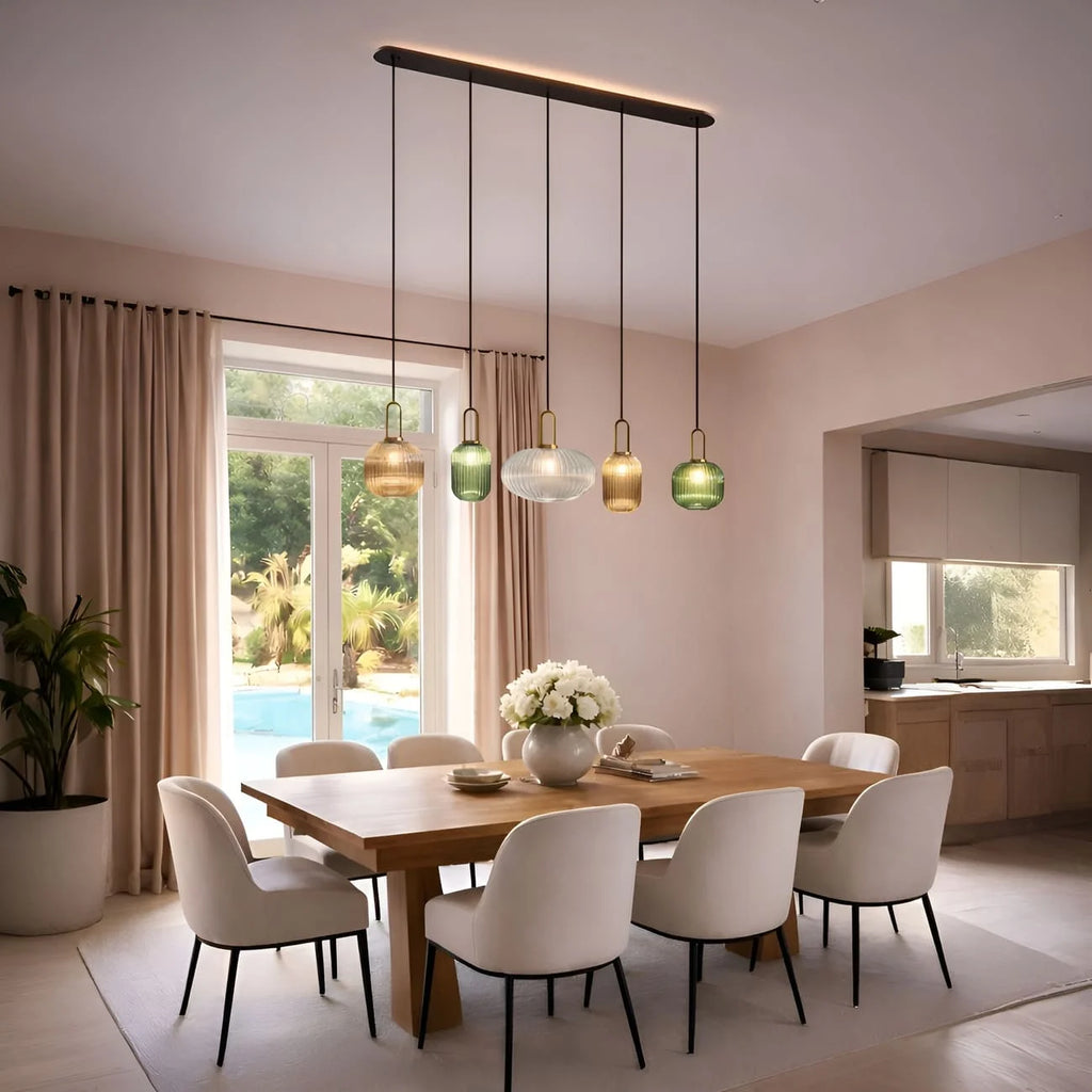 Chique Vintage Hanglamp van Glas — foto 9