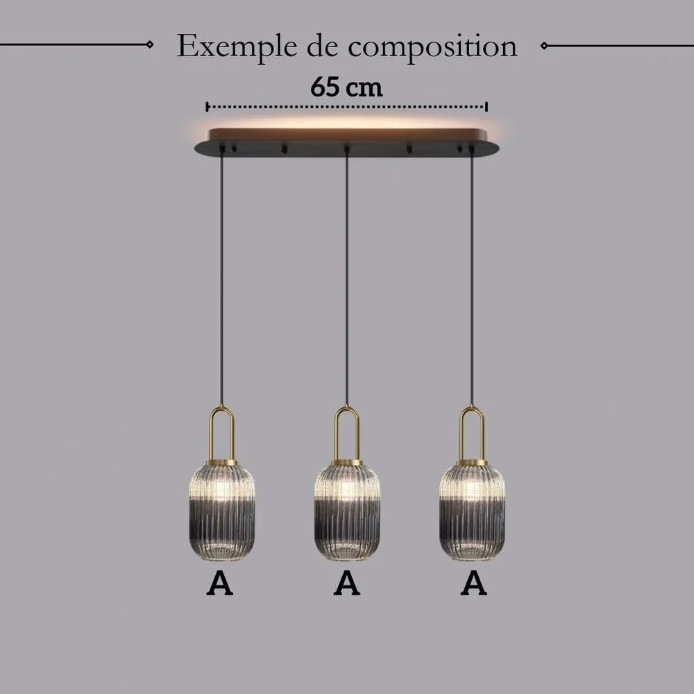 Chique Vintage Hanglamp van Glas — foto 29